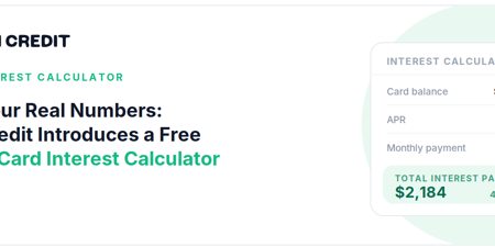 Credit Introduces a Free Credit Card Interest Calculator