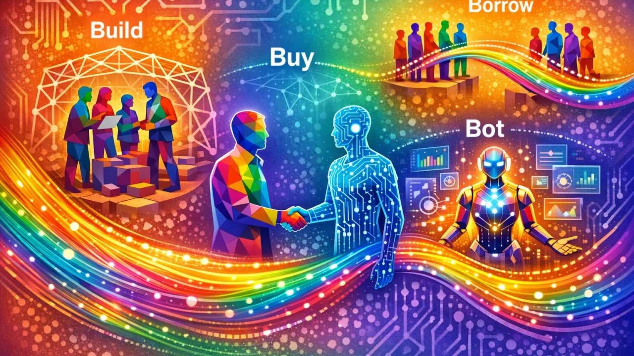 Build, Buy or Borrow: Three Paths to AI Capability