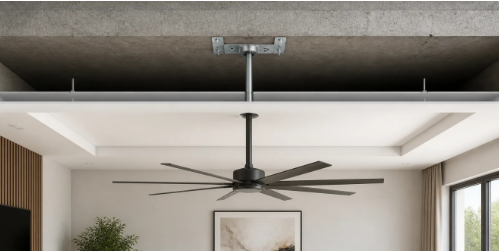 The Fan Should Be Supported Independently