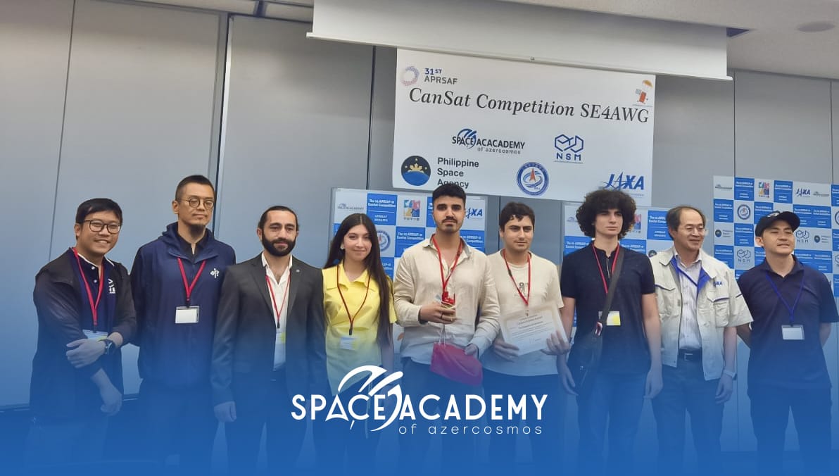 Azerbaijan’s National Science Team Wins First Place at the International “APRSAF CanSat 2025” Competition