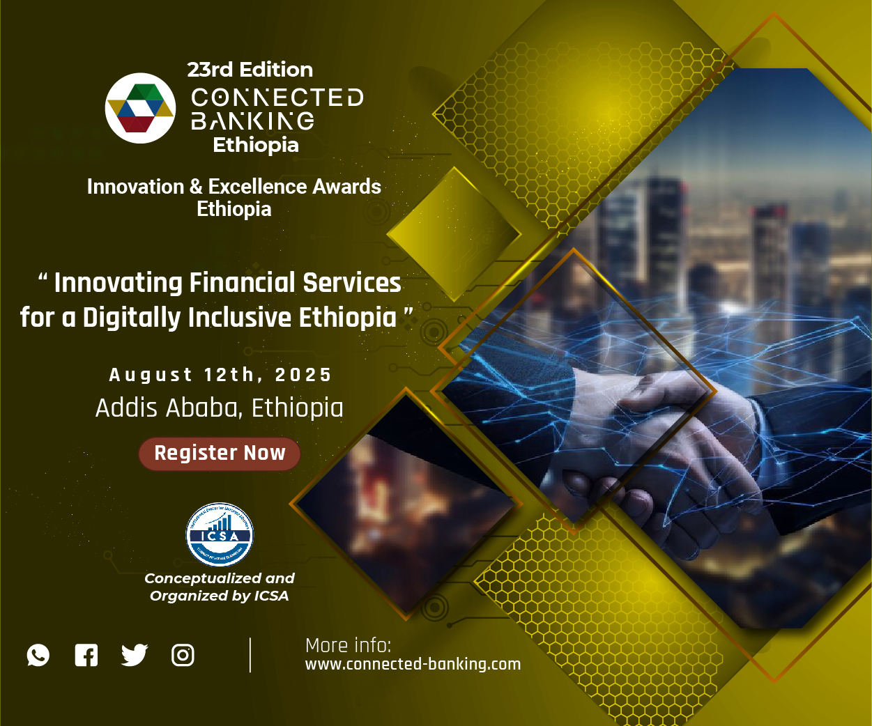 23rd Edition Connected Banking Summit – Innovation and Excellence Awards 2025 – Ethiopia