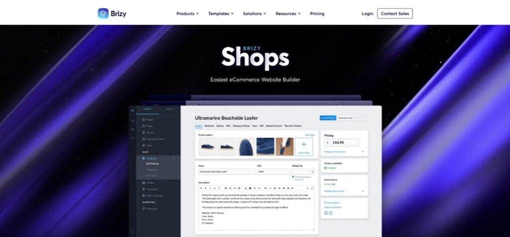 Brizy Launches Brizy Shops