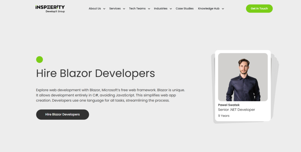 Blazor Development: Bridging .NET and the Modern Web