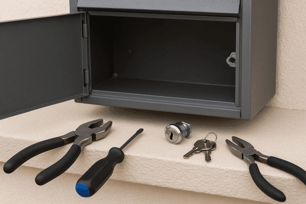 change a mailbox lock