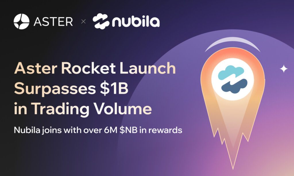 Aster’s Rocket Launch Surpasses $1B in Trading Volume