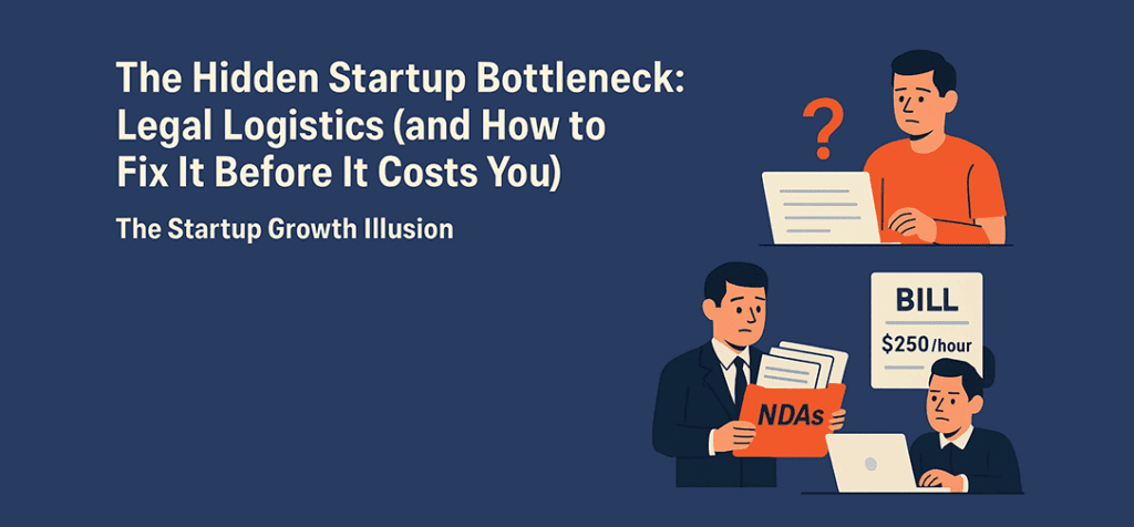Legal Logistics - startup legal compliance checklist for investors
