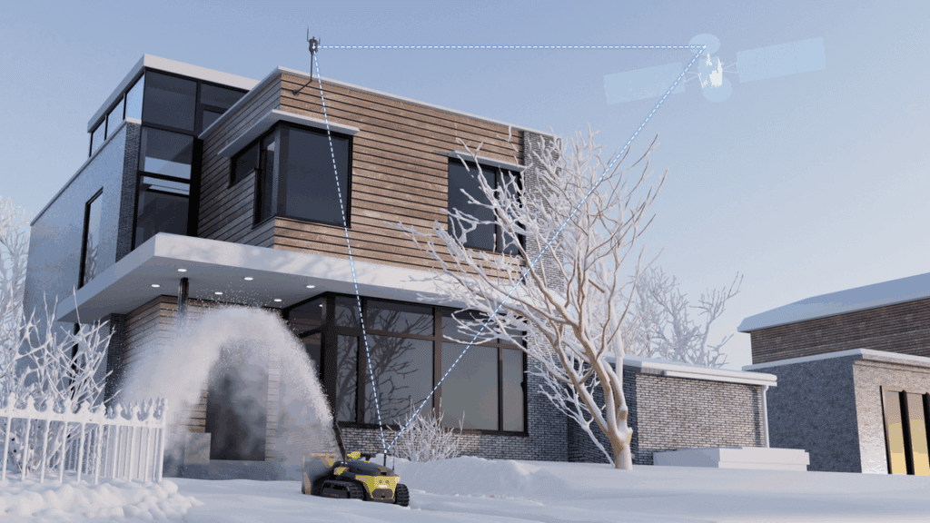 GPS Navigation in Auto Snow Blower: Applications and Challenges