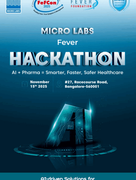 Micro Labs announces AI Hackathon in the run-up to the 8th edition of the Fever Foundation of India Conference (FeFCon 2025) Micro Labs announces AI Hackathon in the run-up to the 8th edition of the Fever Foundation of India Conference (FeFCon 2025)