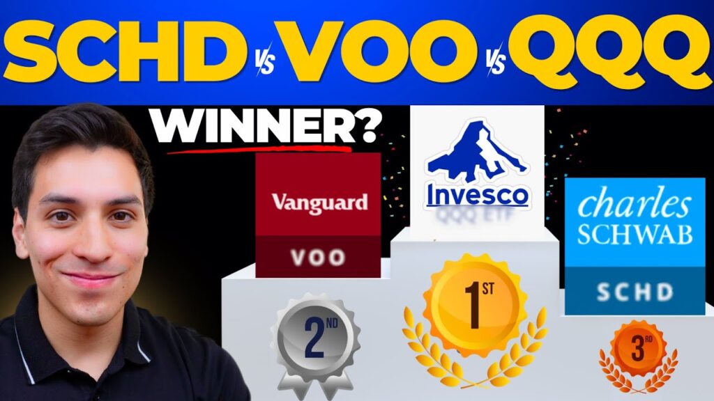 VOO vs VTI vs QQQ vs SCHD
