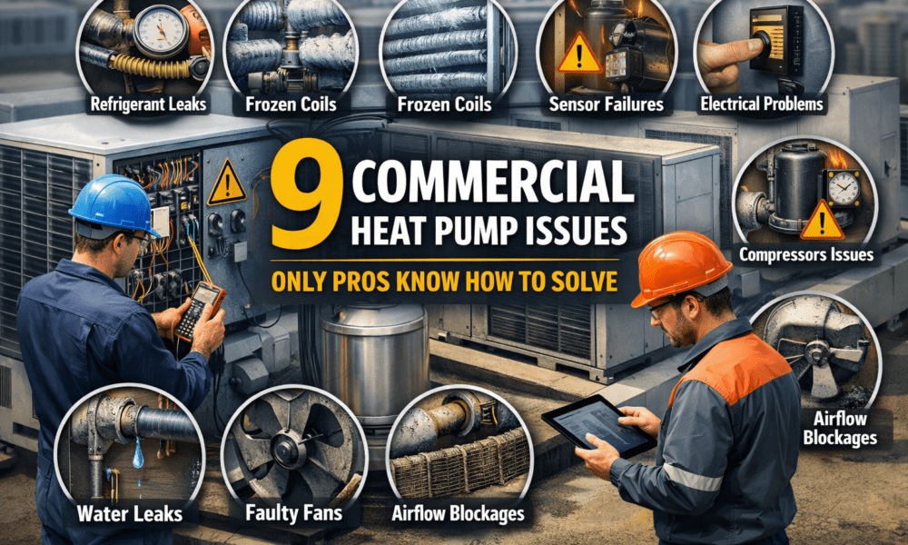 9 Commercial Heat Pump Issues Only Pros Know How to Solve