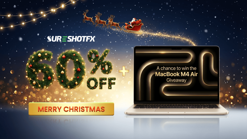 SureShotFX Announces Christmas 2025 Trading Offers on Forex, Gold & Indices