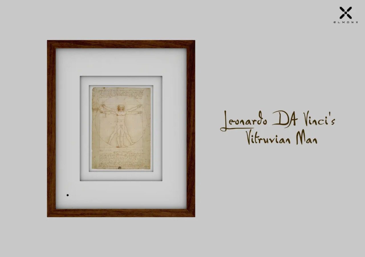 ElmonX Launches “Vitruvian Man” — Leonardo da Vinci’s Iconic Study of Human Proportion Reimagined as a Digital Collectible