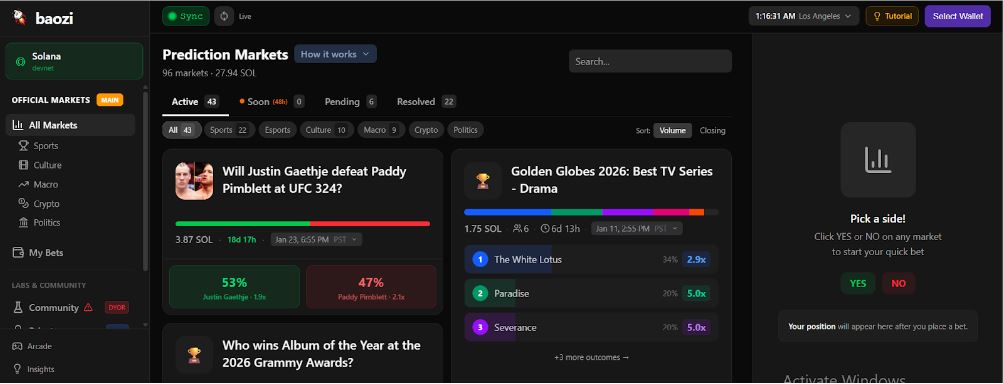 Web3 Prediction Markets