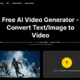 best AI video generator for text to video