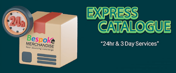 Aangepaste goederen lanceert de 24-uurs express-catalogus, die marketingmanagers de mogelijkheid biedt om direct promotionele producten te hebben.