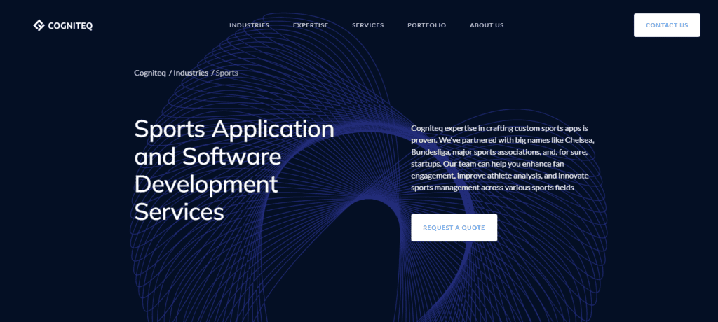 custom sports software development services for mobile & web