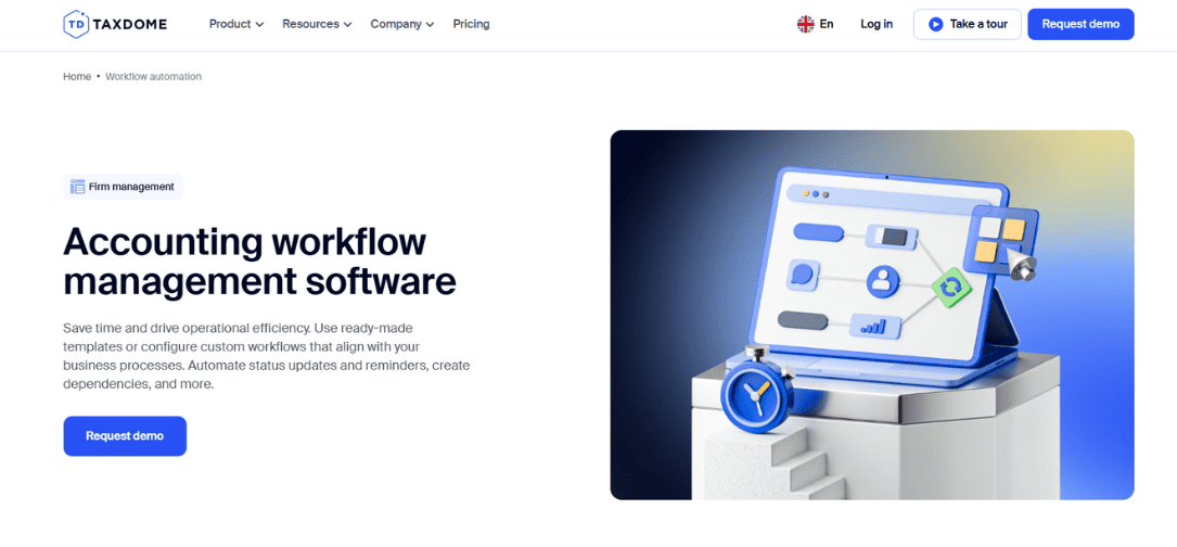 workflow automation, accounting software, tax firms, practice management, SaaS