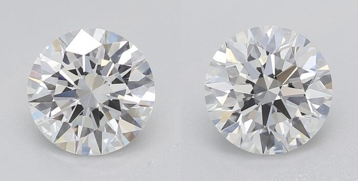 VS2 vs SI2 Diamonds