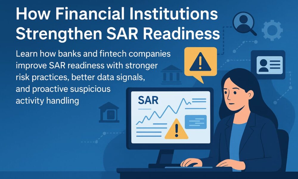 How Financial Institutions Strengthen SAR Readiness With Smarter Risk Practices