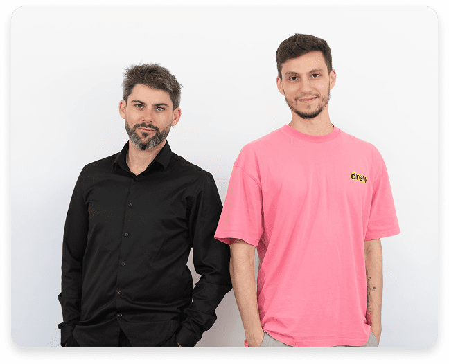 Yuki co-founders | Left to right: Ido Arieli Noga (CEO), Amir Peres (CTO)