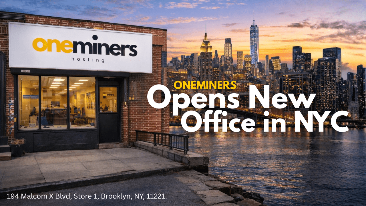 New York Enters the Mining Era: OneMiners Opens Office in Brooklyn.
