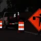 Fluorescent Orange Signs in Active Work Zones