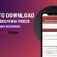 Download SnackVideo/Kwai Videos
