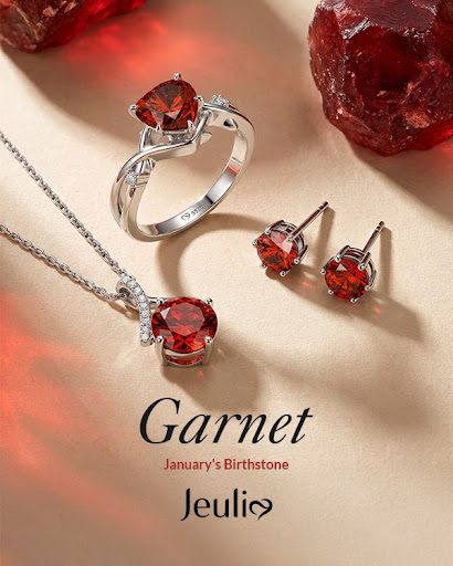 Jeulia's Garnet: Create Your Unique January Birthstone Jewelry