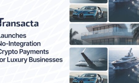 Transacta Launches No-Integration Crypto Payments for Luxury Businesses Across the U.S.