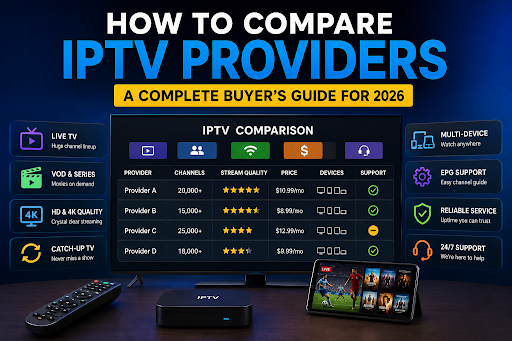 How to Compare IPTV Providers: A Complete Buyer's Guide for 2026