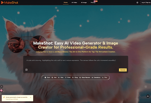 Unlock Professional Content Creation with MakeShot: Your All-in-One Platform for AI Content Creation