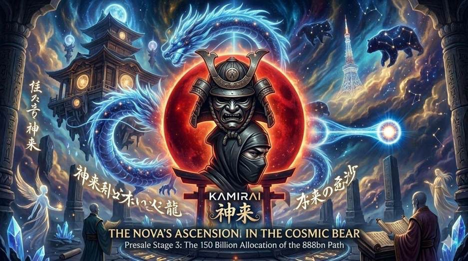 Kamirai Defies the Bear Market: Presale Surges to Stage 3 Following Monumental 150 Billion Token Allocation