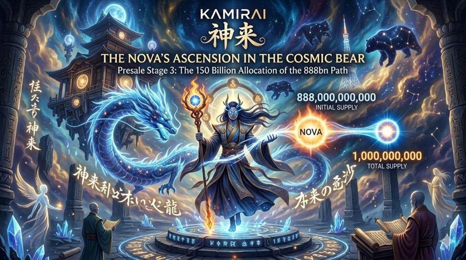 Kamirai Defies the Bear Market: Presale Surges to Stage 3 Following Monumental 150 Billion Token Allocation