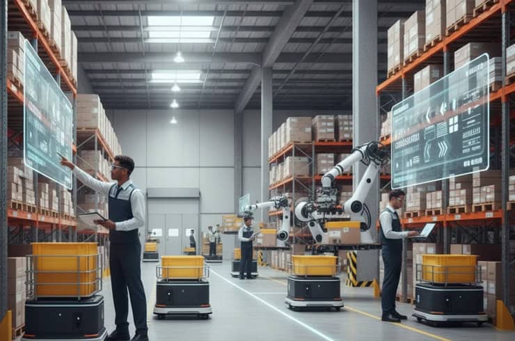 The Intelligent Supply Chain: Autonomous Ships, “Dark” Warehouses, and Self-Healing Logistics