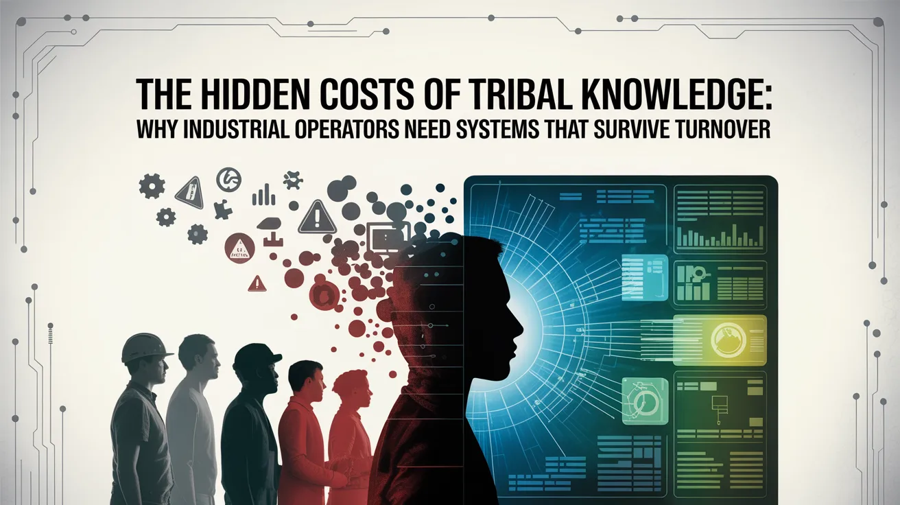 The Hidden Costs of Tribal Knowledge: Why Industrial Operators Need Systems That Survive Turnover