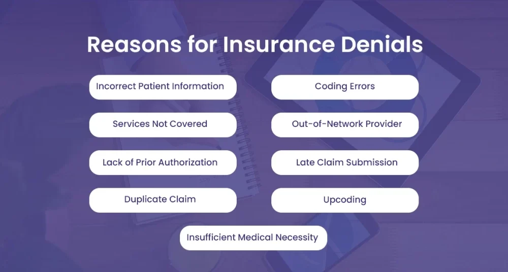 Meest voorkomende redenen voor het weigeren van tandheelkundige claims
