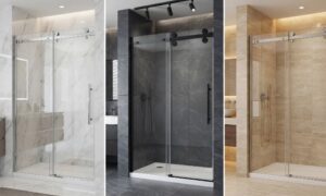 44-48-inch x 76-inch chrome finish