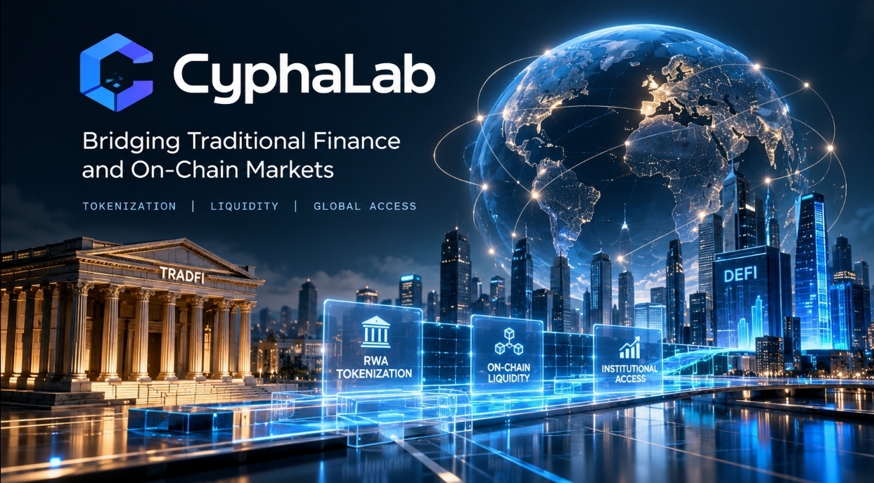 CyphaLab Launches On-Chain Financial Infrastructure for RWA Tokenization and Institutional DeFi