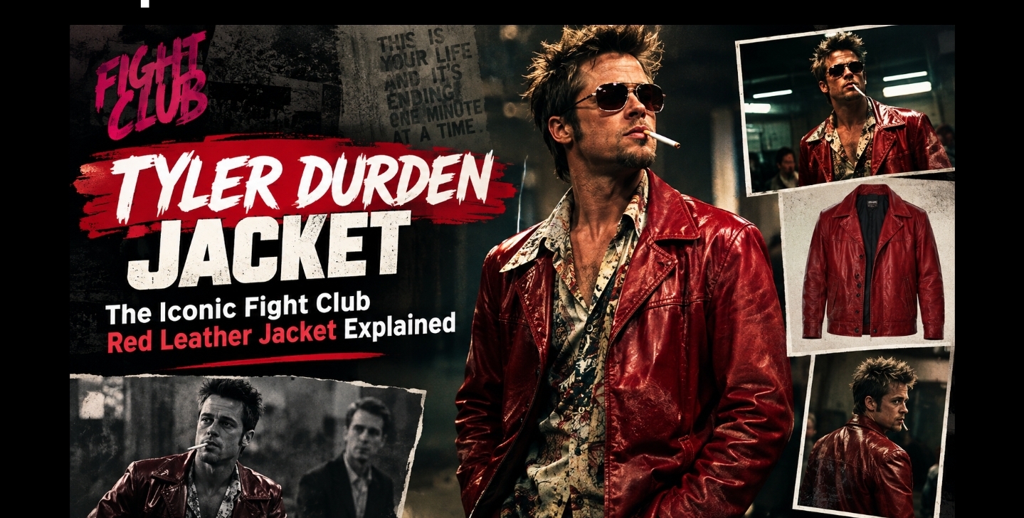 Tyler Durden Jacket: The Iconic Fight Club Red Leather Jacket Explained