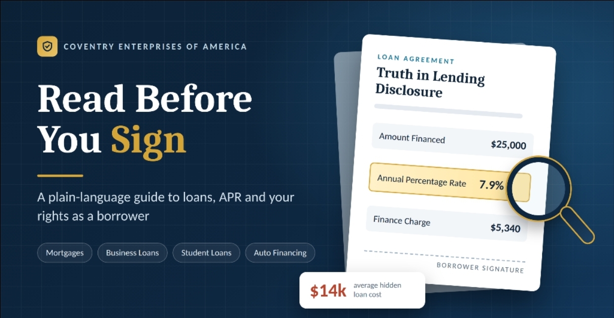 Read Before You Sign: A Plain-Language Guide to Understanding Loans, APR, and Borrower Rights