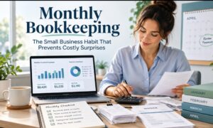 Monthly Bookkeeping: The Small Business Habit That Prevents Costly Surprises