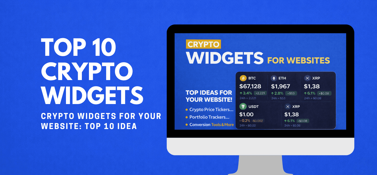 how to add a live crypto widget to your website