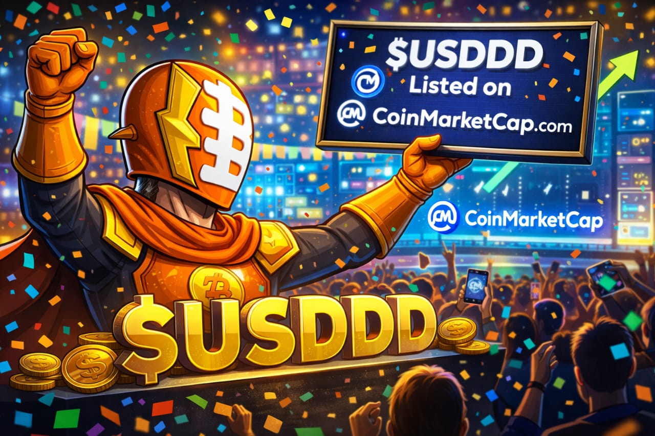 USDDD Listed on CoinMarketCap as DIGDUG.DO Signals Acceleration Toward Ecosystem Expansion