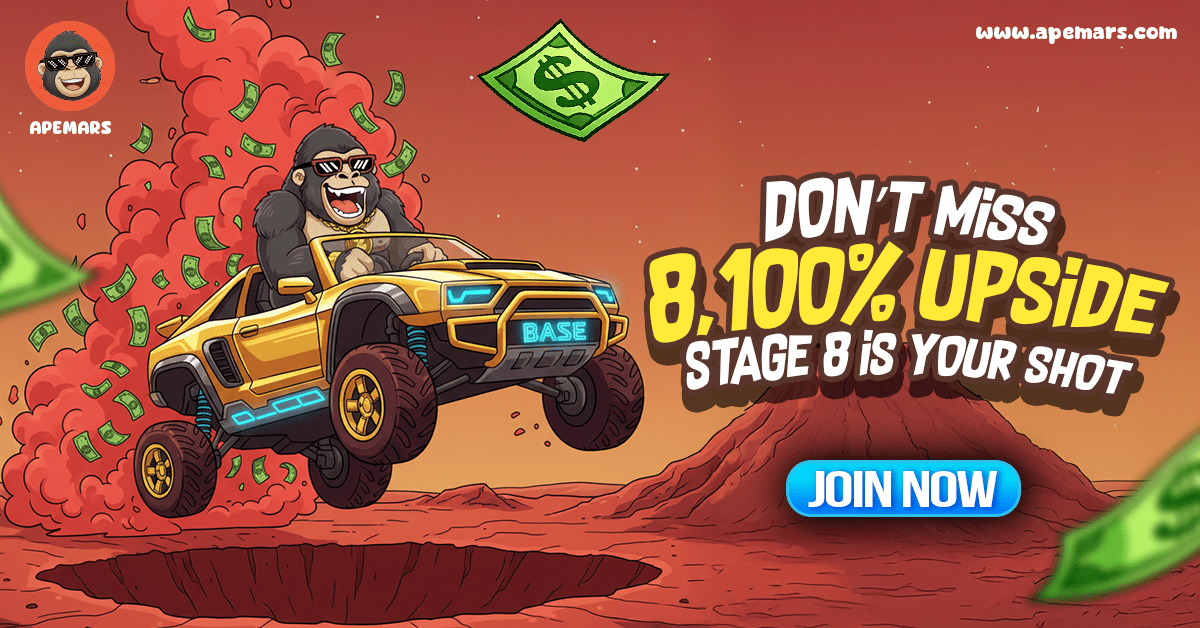 Looking for the Next 100x Meme Coin? APEMARS Presale Blasts Past $225K as Pudgy Penguins and MemeCore Rally – Stage 8 Closes in 24 Hours