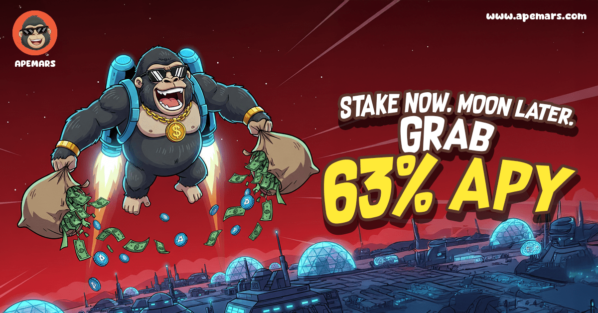 Crypto Investors Who Missed Ethereum And Avalanche Are Eyeing APEMARS, Secure The Next 1000x Crypto Before Stage 9 Sells Out