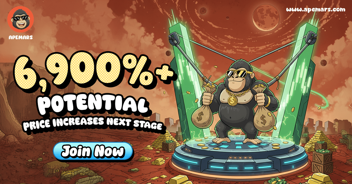Crypto Bull Run 2026: APEMARS Presale Soars as the Next Big Crypto With 6,900% ROI, While Pudgy Penguins Creeps Up 0.98% and Floki Slides 0.33%
