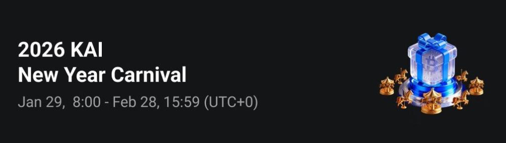 KAI Exchanges Launches 2026 New Year Carnival to Reward Global Users with Multi-Task Incentives and Guaranteed Prizes