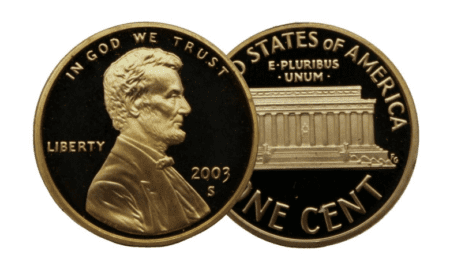 2003 Penny Error List & Coin Value