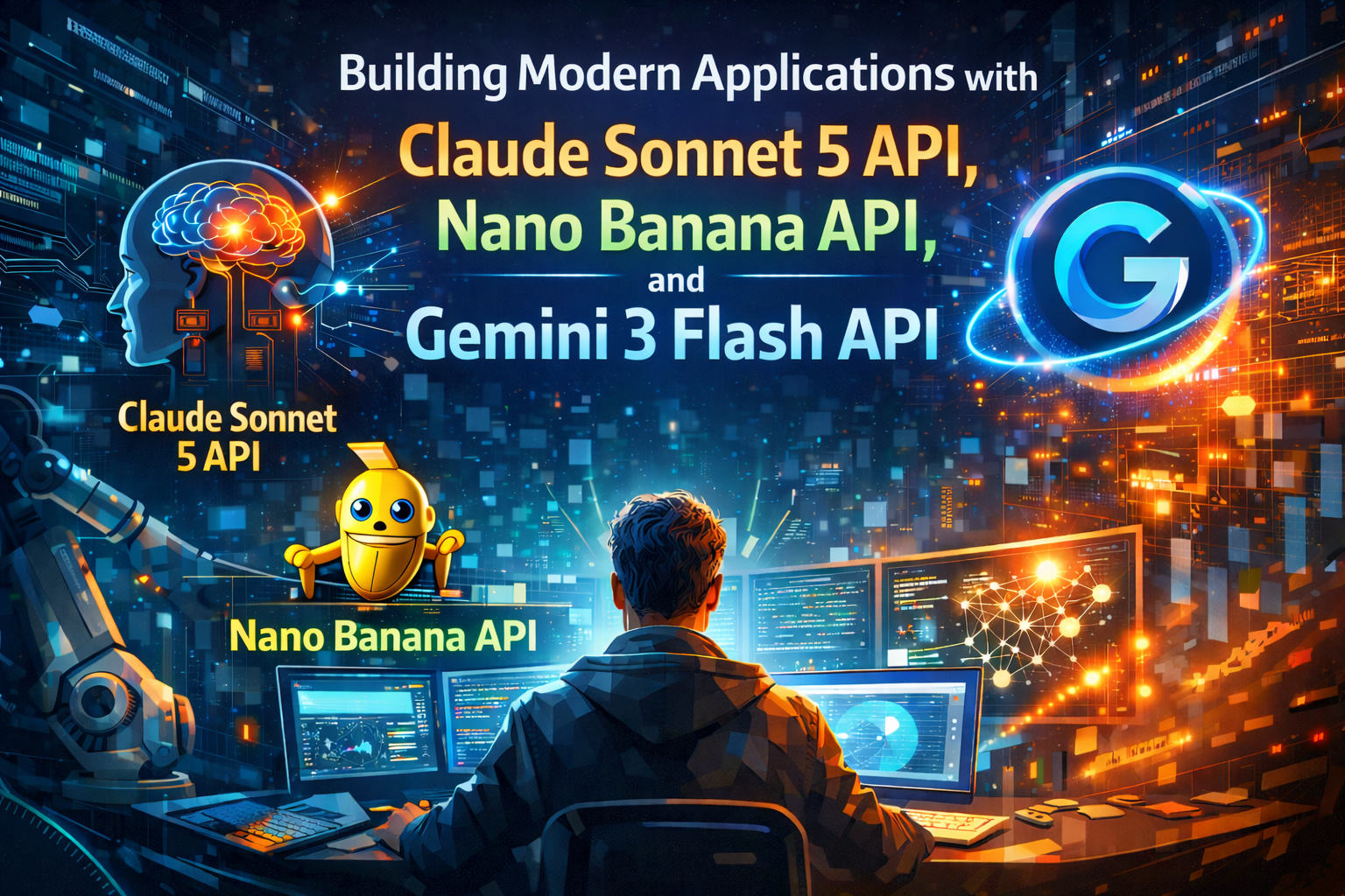 Building Modern Applications with Claude Sonnet 5 API, Nano Banana API, and Gemini 3 Flash API