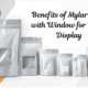 Mylar Bags with Window for Retail Display